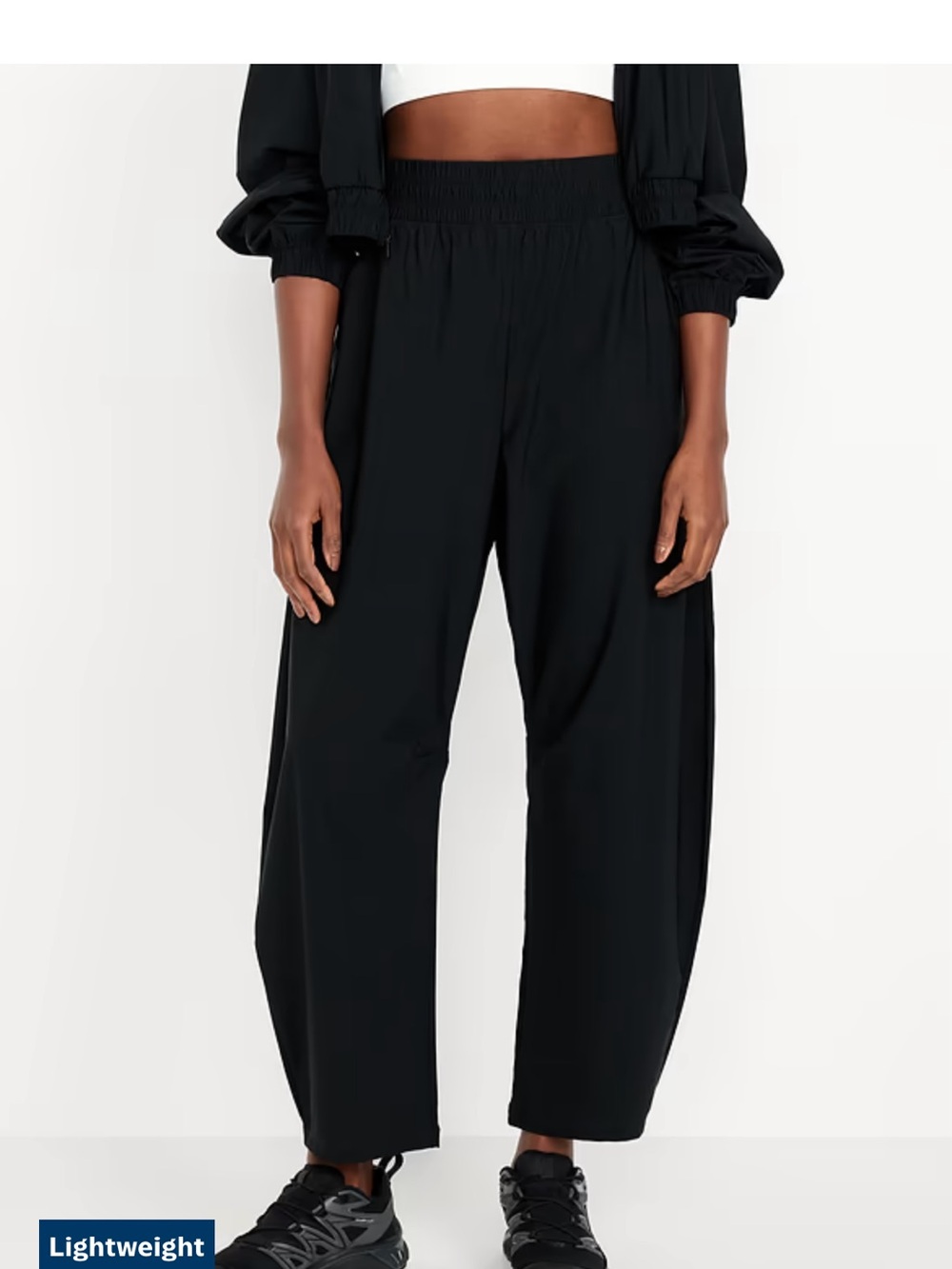 Old Navy High-Waisted SleekTech Barrel Ankle Pants